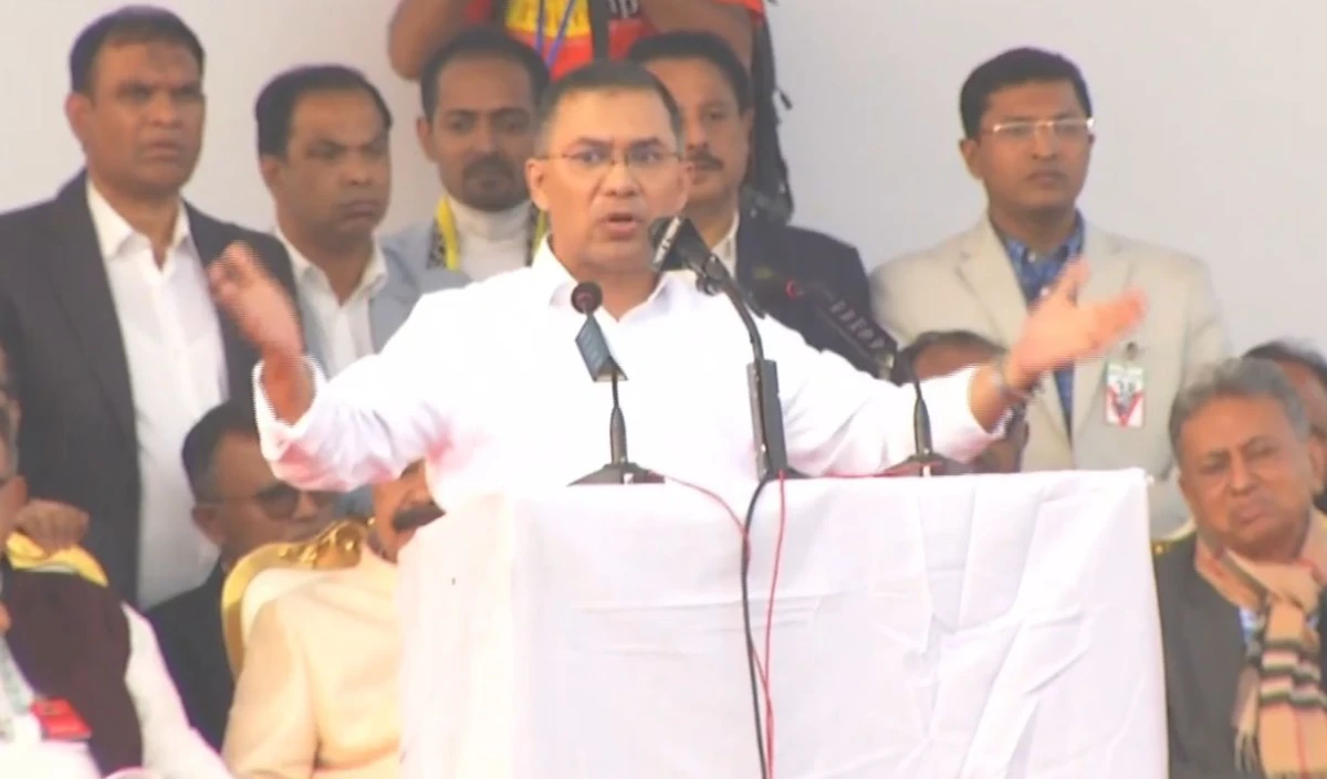 17 साल के निर्वासन के बाद बांग्लादेश लौटे Tarique Rahman, ढाका में विशाल जनसभा को किया संबोधित