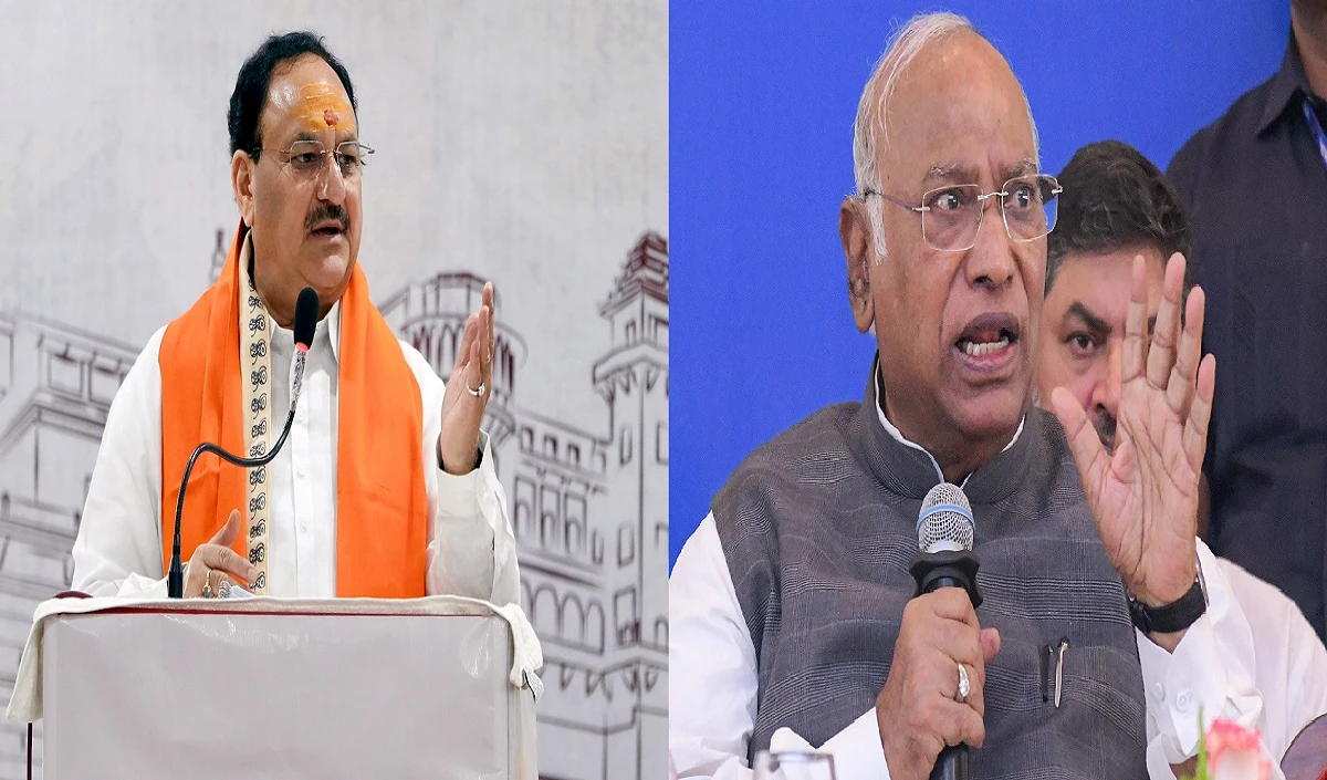 तुम्हारे पाँवों के नीचे कोई ज़मीन नहीं, कमाल ये है कि...Mallikarjun Kharge के आरोपों पर JP Nadda का तीखा पलटवार