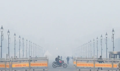 दिल्ली की वायु गुणवत्ता  बेहद खराब  श्रेणी में दर्ज, आईएमडी ने पांच दिसंबर को शीतलहर की चेतावनी दी