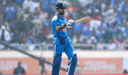 Raipur ODI में विराट कोहली का 53वां शतक, रुतुराज के साथ 195 रन की साझेदारी ने संभाली भारतीय पारी