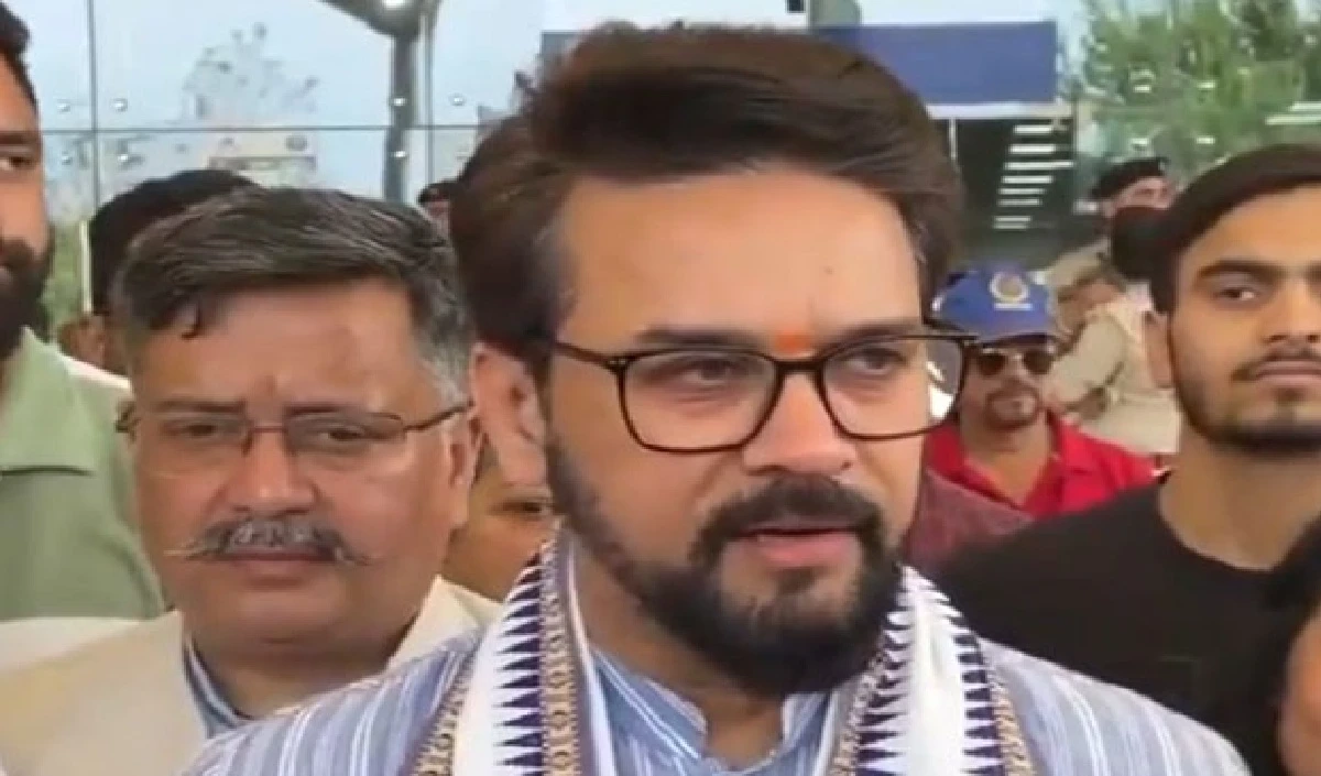 वंदे मातरम पर चर्चा से डरती है कांग्रेस, अनुराग ठाकुर ने संसद में राहुल-प्रियंका पर साधा निशाना