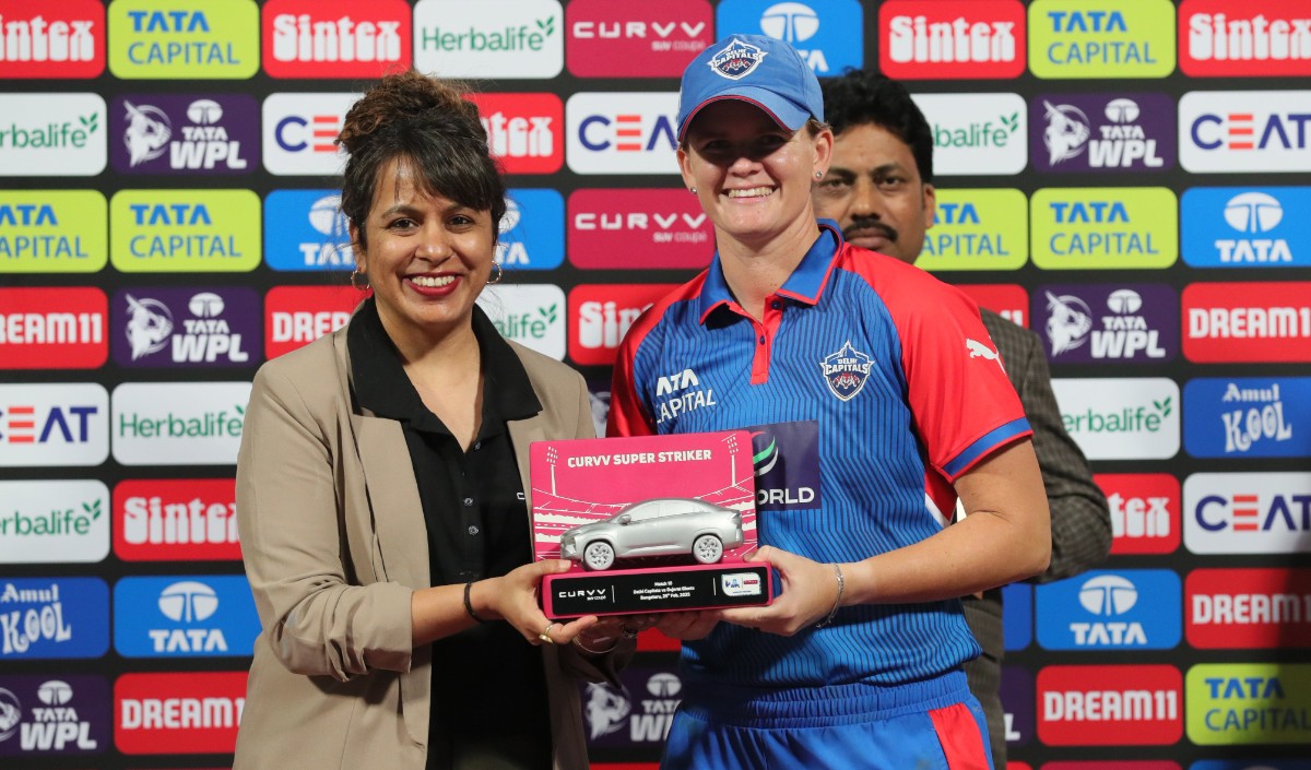 WPL : दिल्ली कैपिटल्स ने गुजरात जायंट्स को छह विकेट से हराया, जेस जोनासेन ने जड़ा अर्धशतक