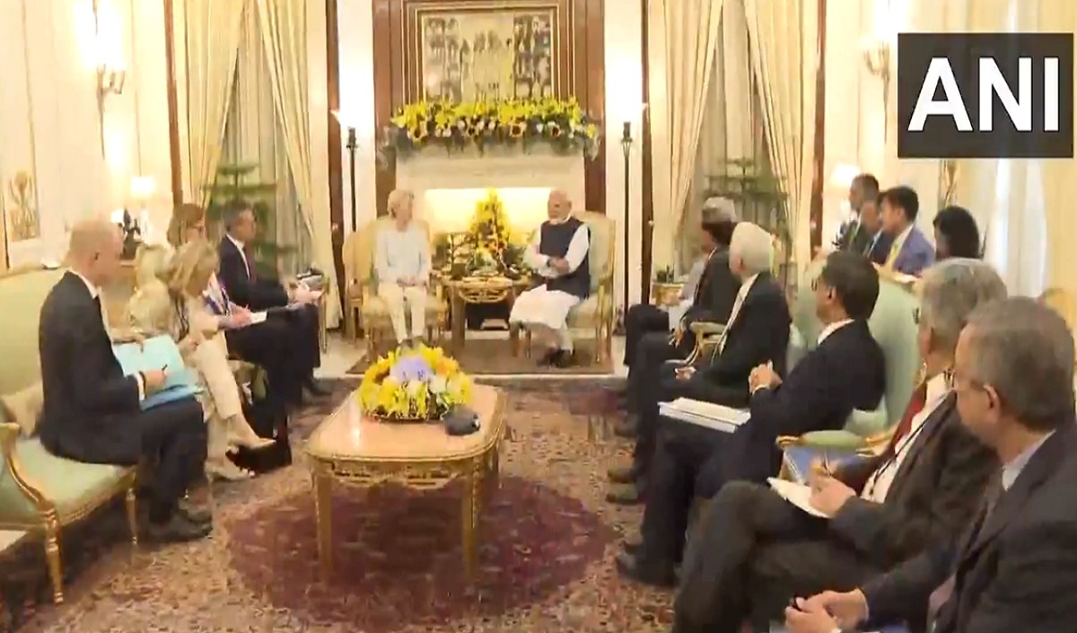 PM Modi से मिलीं यूरोपीय आयोग की अध्यक्ष, रणनीतिक साझेदारी को बढ़ाने पर हुई चर्चा