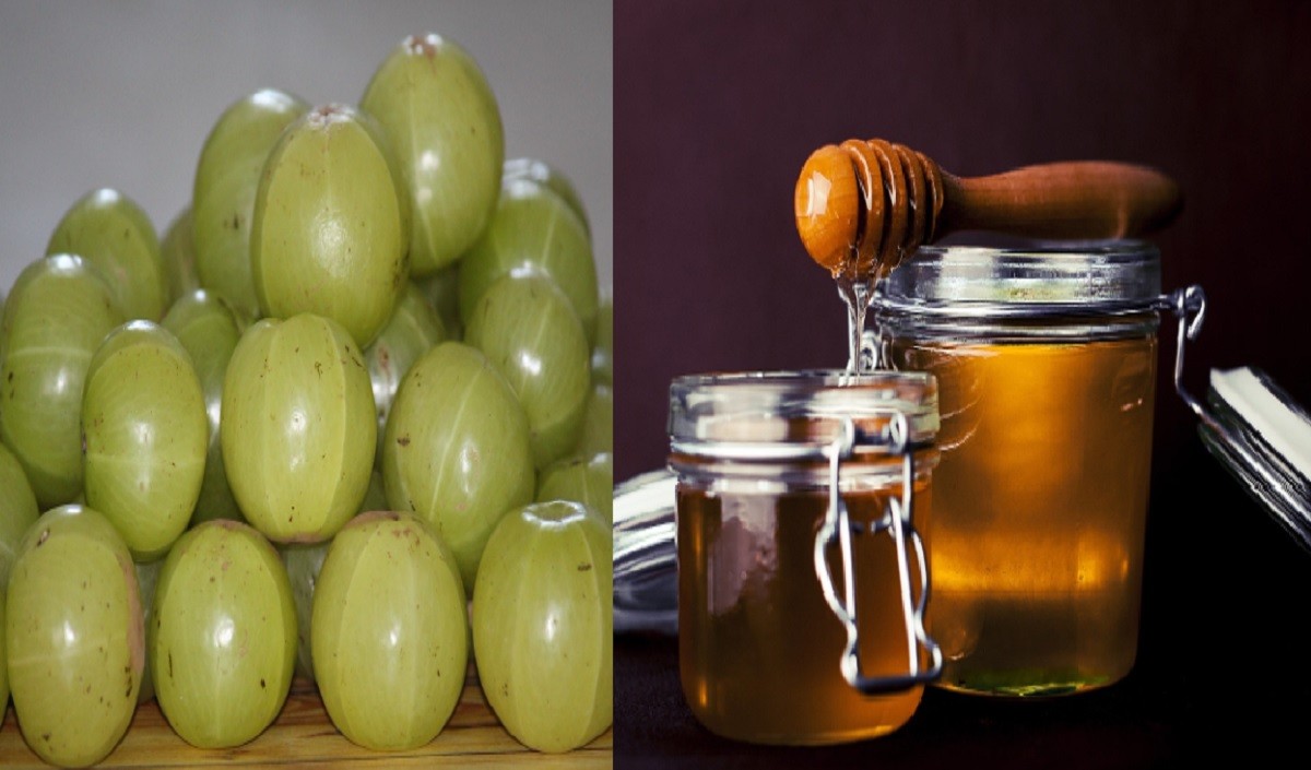 Amla soaked in honey 