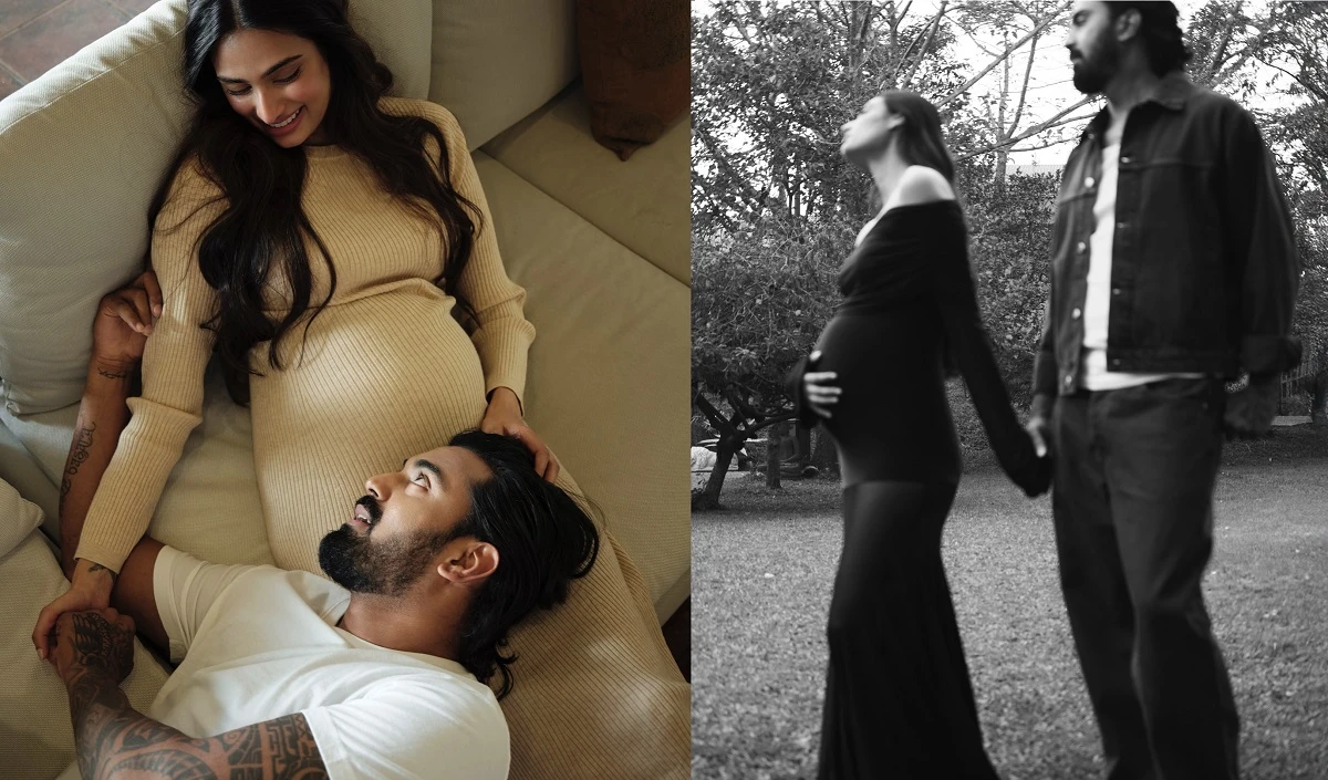 athiya shetty shared a picture of her pregnancy photoshoot with kl rahul - Prabhasakshi latest news in hindi