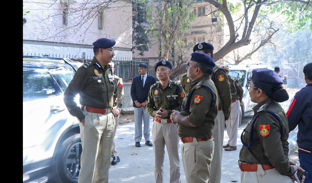दिल्ली पुलिस के वरिष्ठ अधिकारियों ने राष्ट्रीय राजधानी में सुरक्षा उपायों पर चर्चा की
