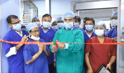 Himanta Biswa Sarma ने भारत में निर्मित रोबोटिक सर्जरी मशीन Medi JARVIS असम को समर्पित की