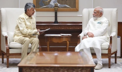 पहलगाम आतंकी हमले के बीच PM Modi से मिले चंद्रबाबू नायडू, सरकार को दिया अपना पूरा समर्थन 