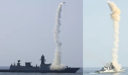 Anytime Anywhere Anyhow... अरब सागर में Indian Navy का शक्ति प्रदर्शन, एंटी-शिप मिसाइल फायरिंग का सफल परीक्षण