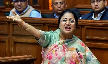दिल्ली की मुख्यमंत्री ने भारी बारिश के बाद सड़कों का निरीक्षण किया