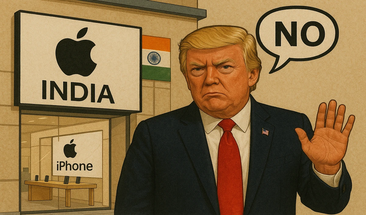 भारत नहीं, अमेरिका में आईफोन बनाइए…Apple CEO को ट्रंप ने दे दी टैरिफ लगाने की धमकी
