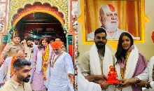 टेस्ट क्रिकेट से संन्यास के बाद भक्ति में लीन हुए विराट कोहली, पत्नी अनुष्का संग किए राम लला के दर्शन