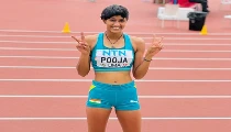 Asian Athletics Championships: 18 वर्षीय पूजा ने महिलाओं की हाई जम्प में जीता गोल्ड मेडल 