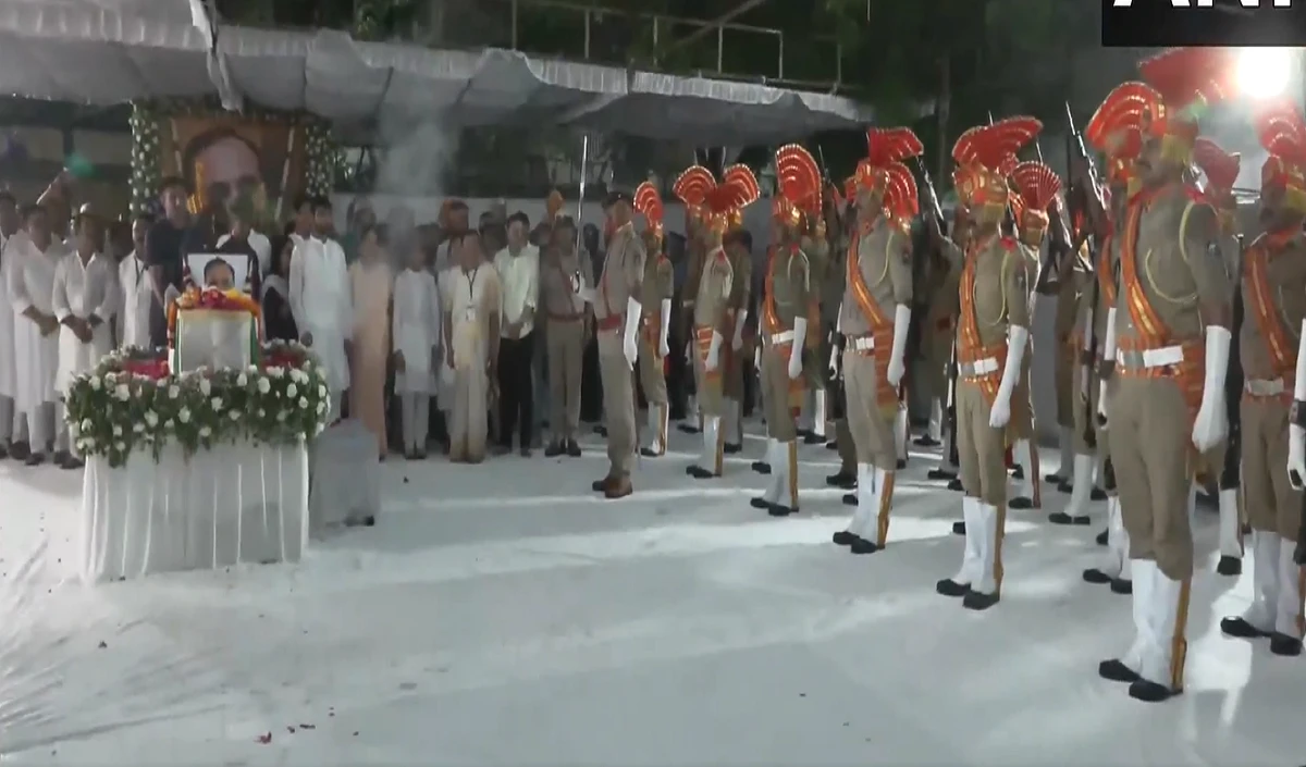 Vijay Rupani last rites Vijay Rupani last rites