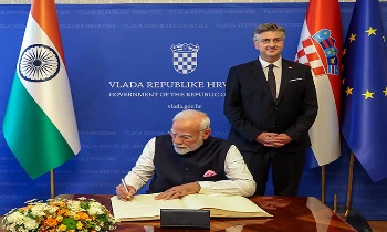 प्रधानमंत्री नरेंद्र मोदी की क्रोएशिया यात्रा