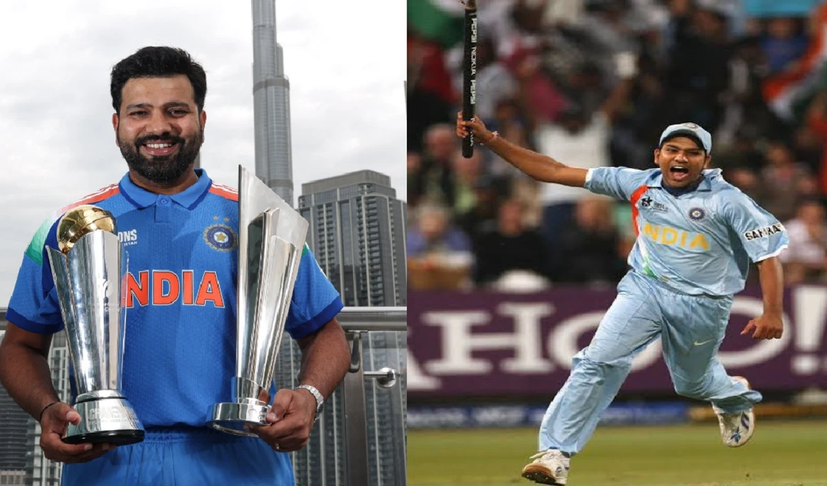 rohit sharma completes 18 years in international cricket sharing his helmet - Prabhasakshi latest news in hindi
