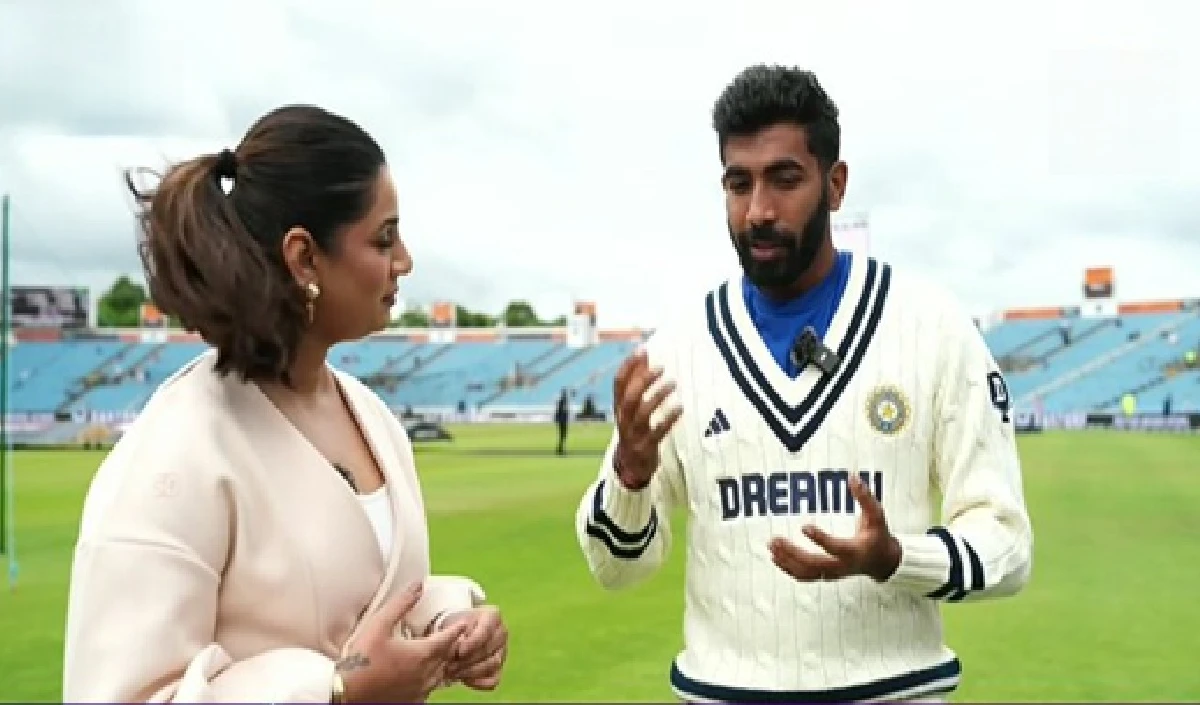 Sanjana ganesan interviewing jasprit bumrah Sanjana ganesan interviewing jasprit bumrah