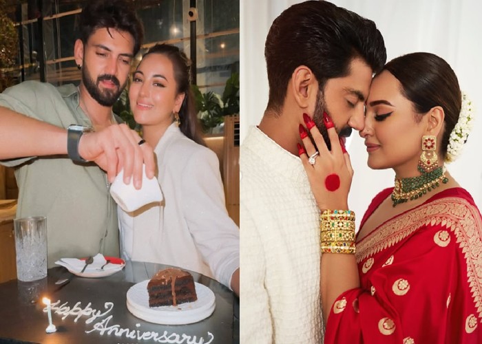 Entertainment: सोनाक्षी और जहीर ने कुछ ऐसे मनाई पहली एनिवर्सरी, एक्ट्रेस पोस्ट कर दिखाई झलक