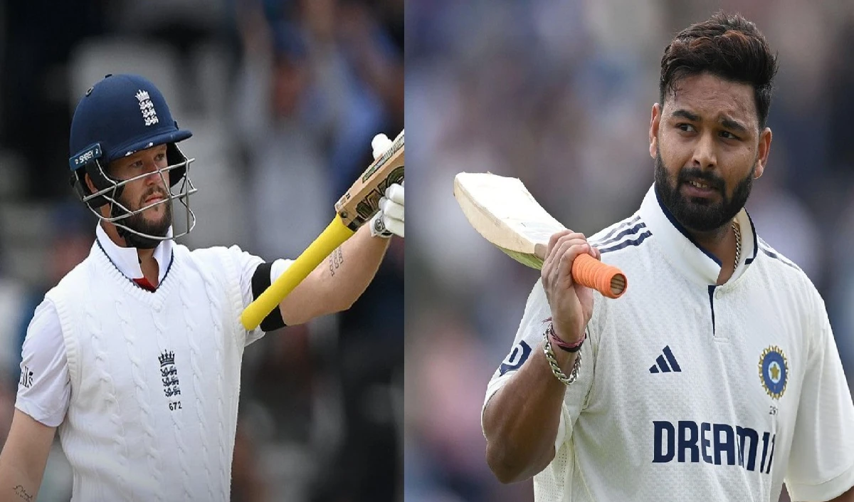 Rishabh Pant and Ben Duckett Rishabh Pant and Ben Duckett