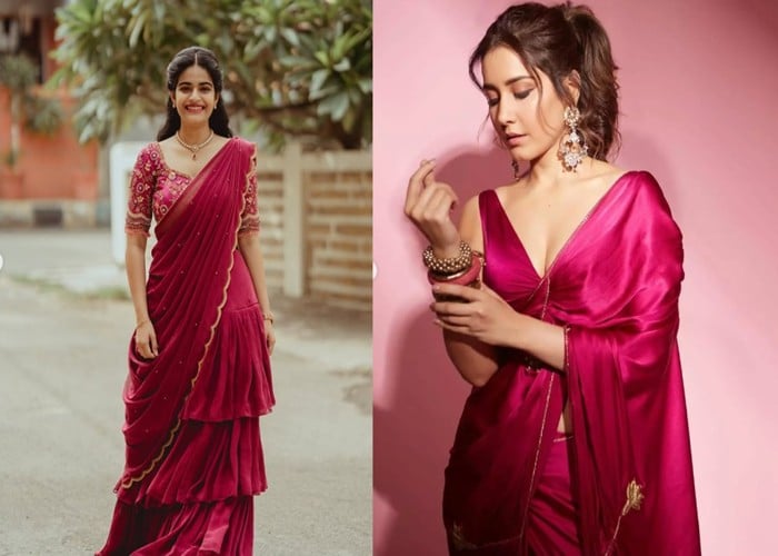 Saree Designs: वाइन कलर साड़ी बनी नया फैशन ट्रेंड, ऐसे पाएं रॉयल और एलिगेंट लुक