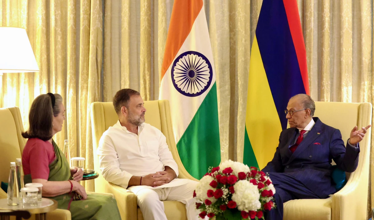 सोनिया-राहुल ने मॉरीशस PM से की भेंट, साझा संस्कृति और संबंधों पर गहन चर्चा