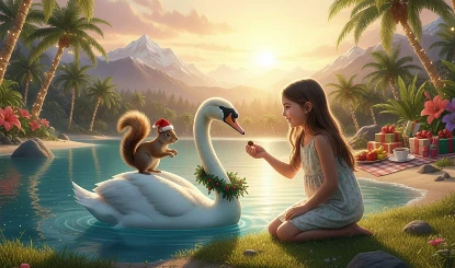 गिलहरी, हंस और ऐज़ल की छुट्टियां (बाल कहानी)