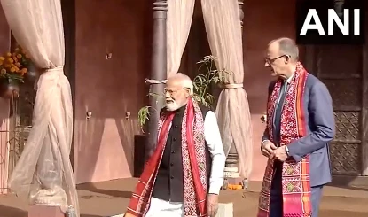 India -Germany की दोस्ती में नई ऊर्जा: अहमदाबाद में पीएम मोदी और चांसलर Friedrich Merz ने की साबरमती आश्रम की यात्रा