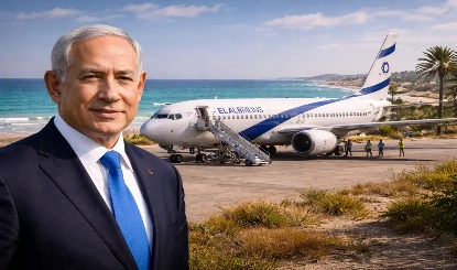 अपने खास विमान में हुए सवार निकले मेडिटेरेनियन सागर के पार, Israel छोड़कर कहां निकले नेतन्याहू
