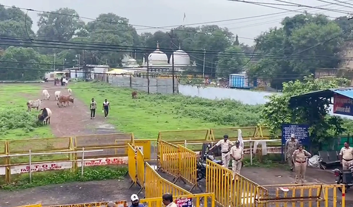 Bhojshala Heavy Security Bhojshala Heavy Security