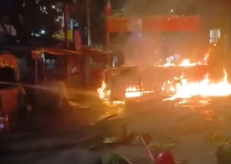 Biplab Deb की सभा के बाद Kolkata में आगजनी, BJP का आरोप- 