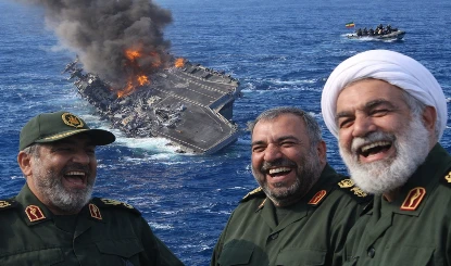 20 मिनट में डूबेगा अमेरिका का जंगी बेरा! IRGC का 