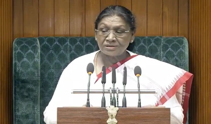 President Murmu ने संसद में रखा सरकार का एजेंडा, गिनाईं उपलब्धियां, दिया 