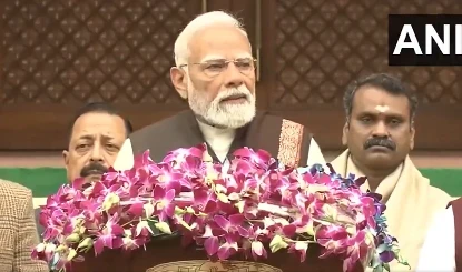 Parliament Budget Session 2026 | संसद पहुंचे पीएम मोदी, अपने संबोधन में कहा- विकसित भारत 2047 के लिए अगले 25 साल का अहम पड़ाव शुरू