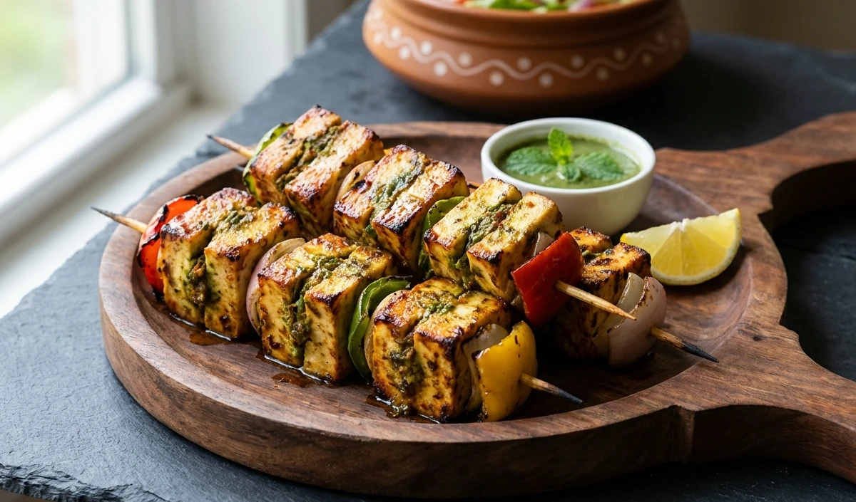 Stuffed Paneer Kebab Stuffed Paneer Kebab