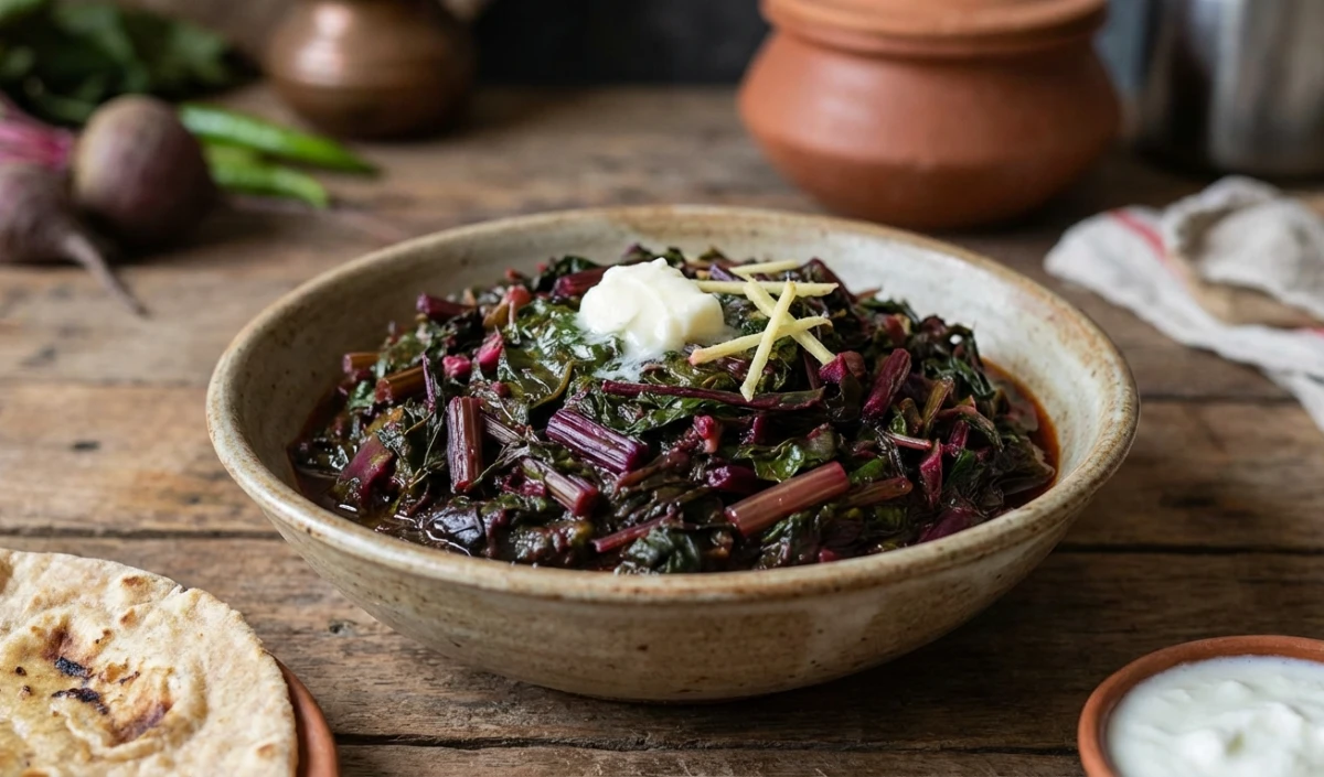 Beetroot Leaves Saag Beetroot Leaves Saag