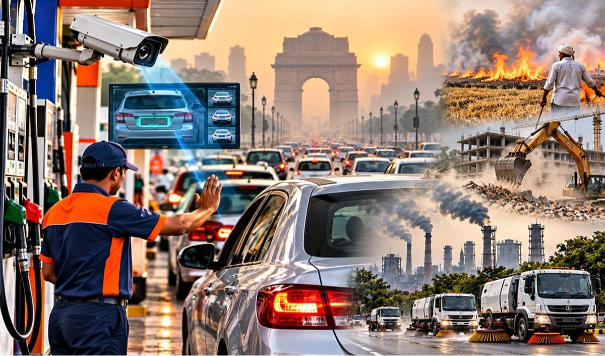 Delhi-NCR में आज से पेट्रोल पंपों पर कैमरा कर रहा हर गाड़ी की पहचान, No PUCC No Fuel नियम लागू हुआ