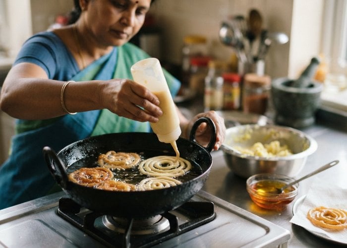 Crispy Jalebi: मैदा खाने से करते हैं परहेज तो उबले आलू से तैयार करें कुरकुरी Jalebi Recipe
