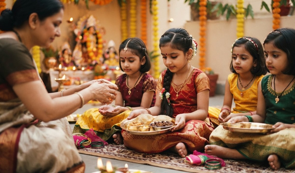 Navratri 2026 Kanya Pujan: जानिए महा अष्टमी और नवमी पर कंजक खिलाने का शुभ मुहूर्त Navratri 2026 Kanya Pujan: जानिए महा अष्टमी और नवमी पर कंजक खिलाने का शुभ मुहूर्त