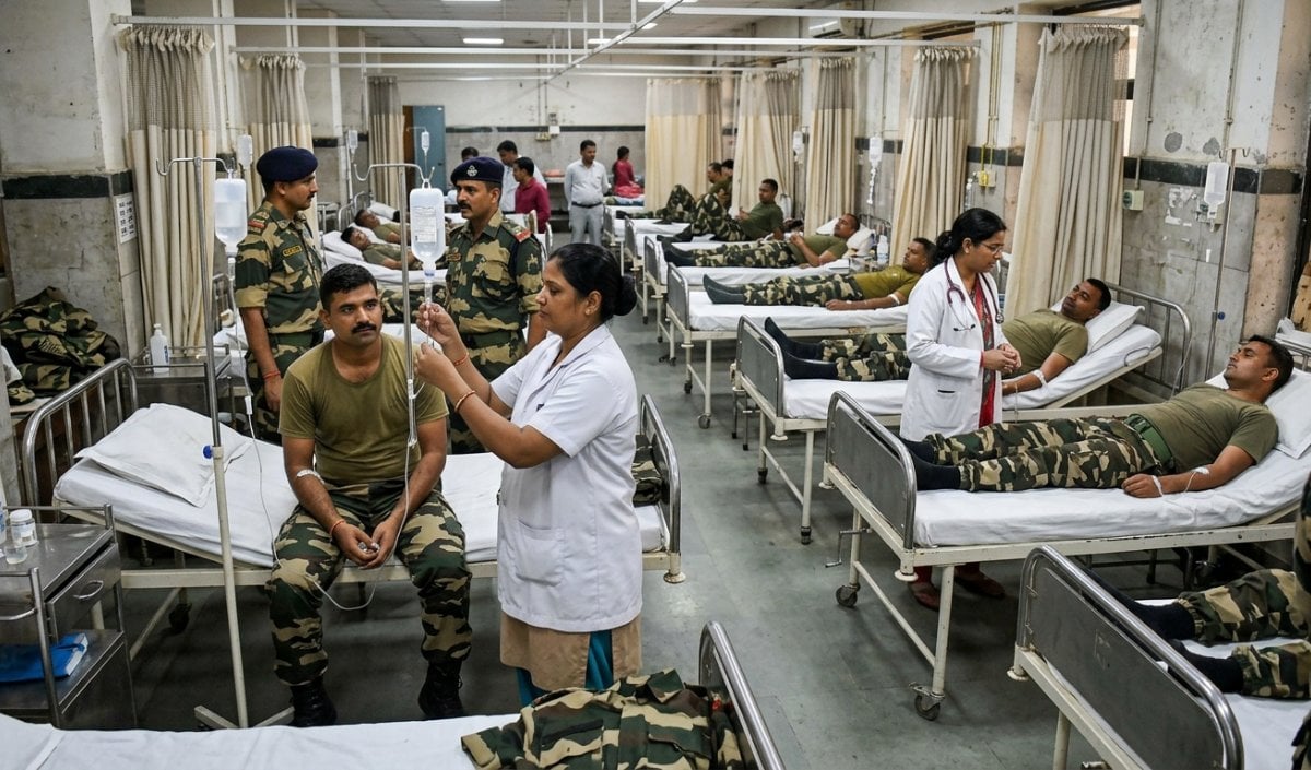 BSF के 75 जवानों को नाश्ते के बाद Food Poisoning, RIMS में इलाज के बाद हालत स्थिर