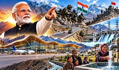 China Border के करीब Ladakh को मिला बड़ा Infra Boost, PM Modi ने खोल दिया खजाना, क्षेत्र को मिली Airport, Road, बिजली और हर घर जल समेत तमाम सौगातें
