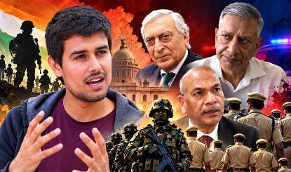 Dhruv Rathee के Army और Police को लेकर दिए गए बयान पर विवाद भड़का, कई पूर्व DGP और राजनयिकों ने विरोध करते हुए NSA लगाने की मांग की