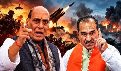इधर Rajnath Singh ने पाकिस्तान को चेताया, उधर Rajasthan BJP अध्यक्ष Madan Rathore बोले- हम Pakistan के साथ खड़े होंगे!