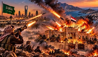 Prabhasakshi NewsRoom: Saudi के बाद Yemen के Al-Maashiq Presidential Palace पर Houthis ने किया भीषण हमला, प्रधानमंत्री ने भाग कर बचाई अपनी जान