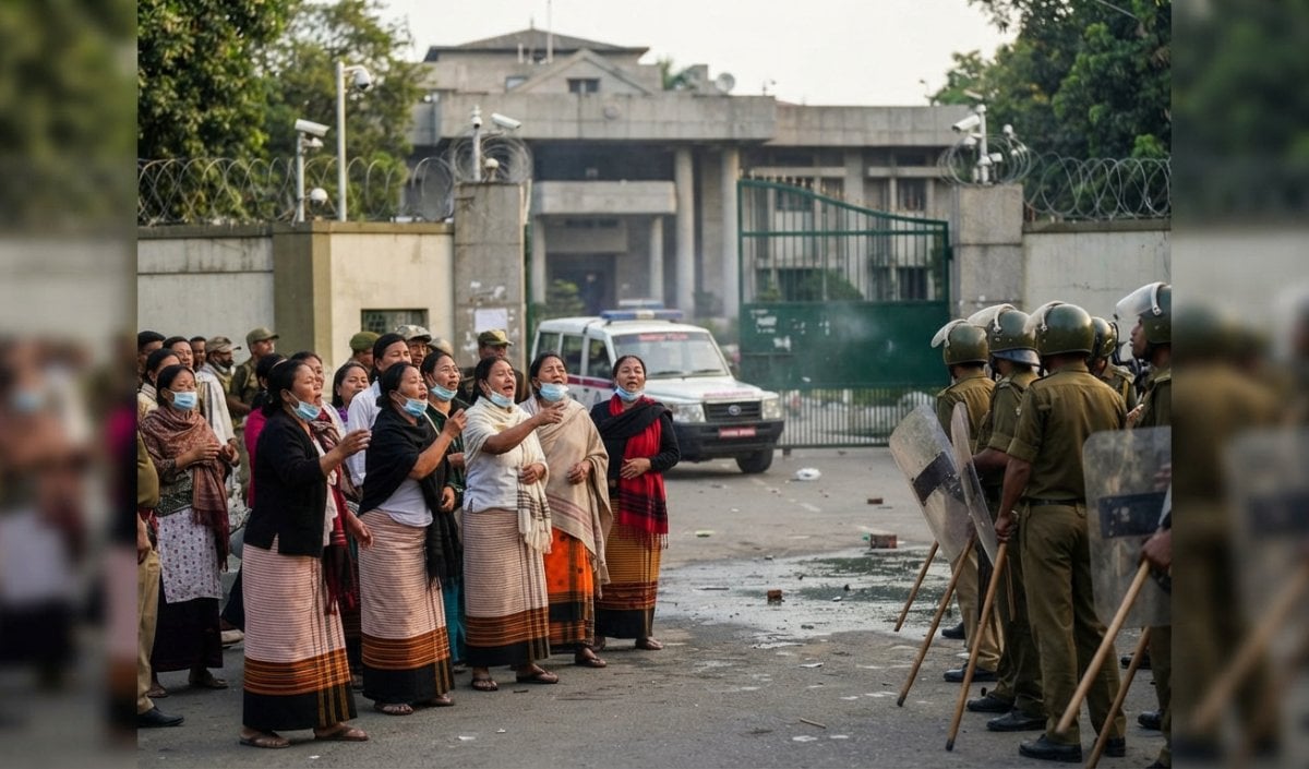 Manipur में हिंसक वारदातों में 4 की मौत, Imphal में CM आवास के बाहर शव रख हुआ विरोध