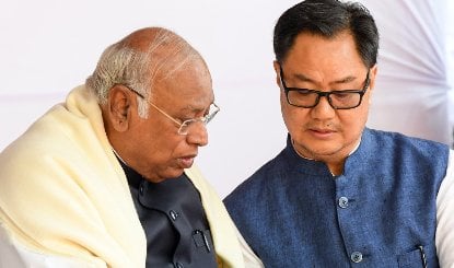 Delimitation पर Mallikarjun Kharge के पत्र का Kiren Rijiju ने दिया जवाब, गिनाए सरकार के प्रयास