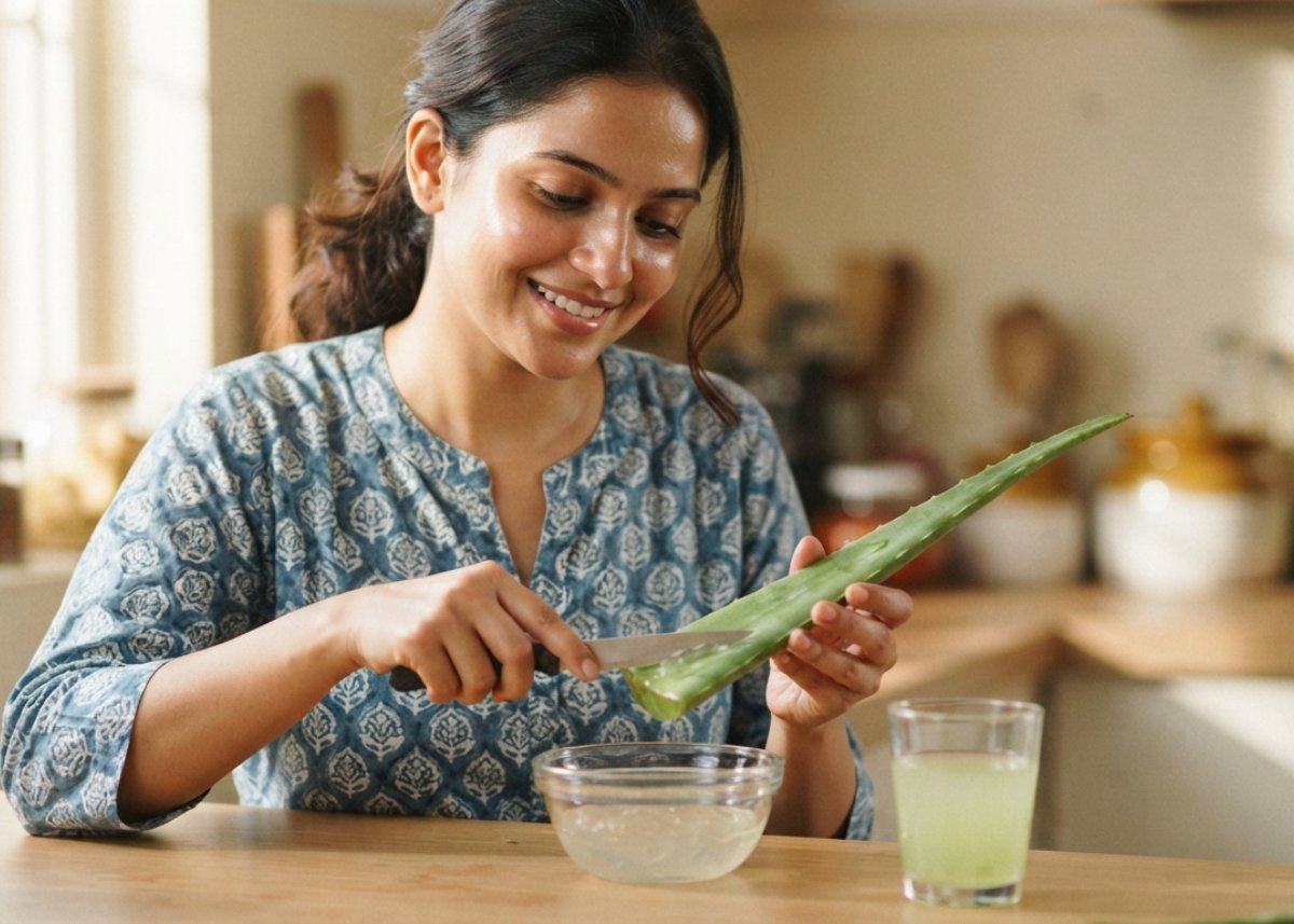 Skin Glowing बनाने और Hair Fall रोकने में असरदार साबित हो सकता है Aloe Vera Juice