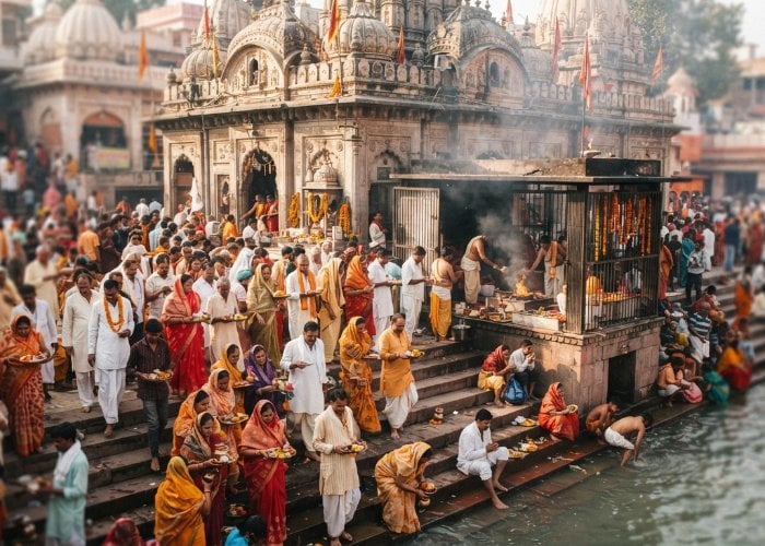 Daksheshwar Mahadev परिसर स्थित सती यज्ञ कुंड और Daksh Ghat पर जुटते हैं श्रद्धालु