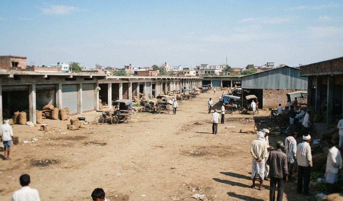 Sonbhadra के Robertsganj मंडी परिसर में भीषण आग, 12 दुकानें जलीं और 40 लाख का नुकसान Sonbhadra के Robertsganj मंडी परिसर में भीषण आग, 12 दुकानें जलीं और 40 लाख का नुकसान