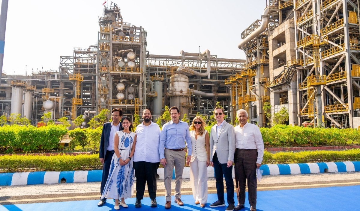Jamnagar Refinery पहुंचे US विदेश मंत्री Marco Rubio, Vantara और ग्रीन एनर्जी प्रोजेक्ट्स का किया मुआयना