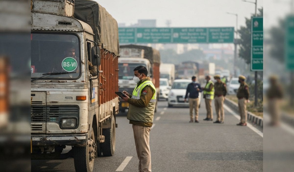 Delhi-NCR में सांसों पर संकट: Non-BS-VI Vehicles के प्रवेश पर रोक और निगरानी हुई तेज Delhi-NCR में सांसों पर संकट: Non-BS-VI Vehicles के प्रवेश पर रोक और निगरानी हुई तेज